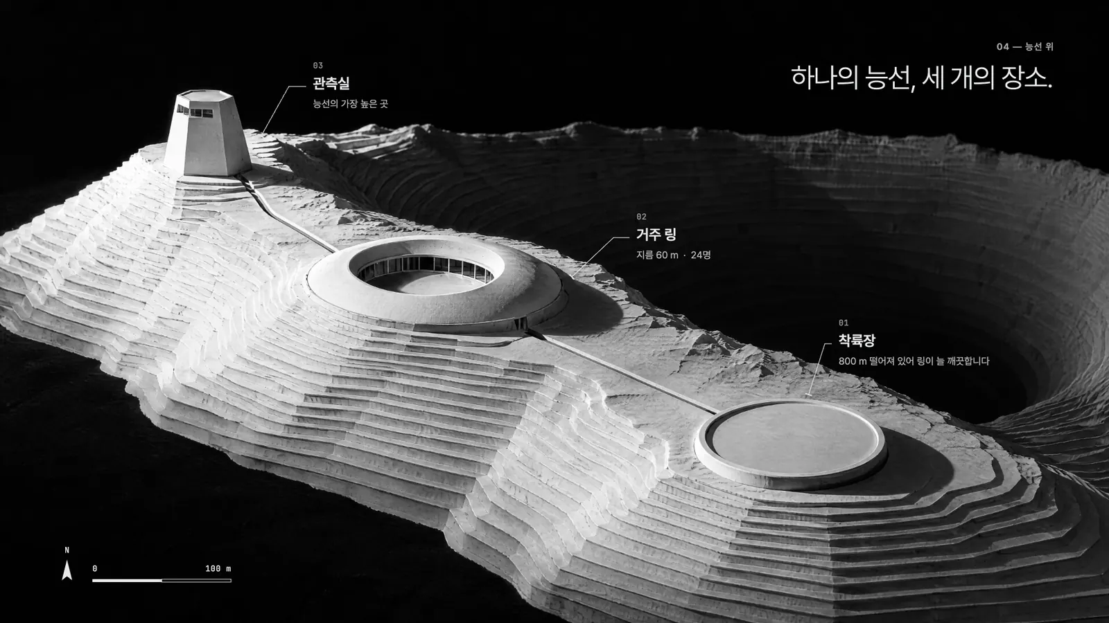 HALO 씬 4. 능선 위